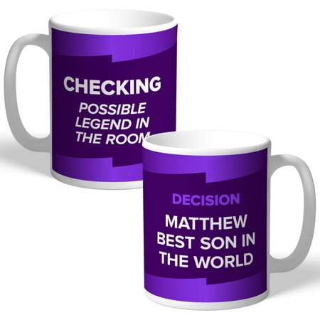 Personalised VAR Check Football Decision Son Video Assistant Referee 11oz Ceramic Mug 