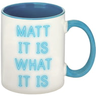Personalised What It Is Blue Inside Mug