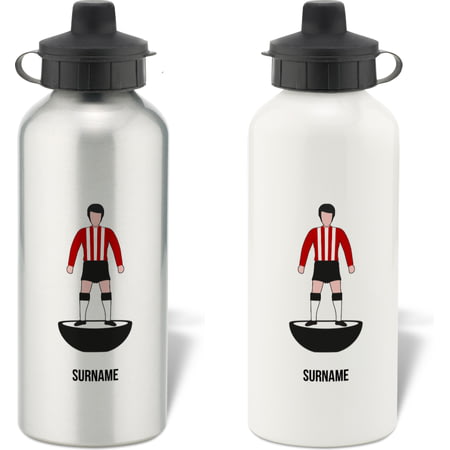 Personalised Brentford Player Figure Aluminium Sports Water Bottle