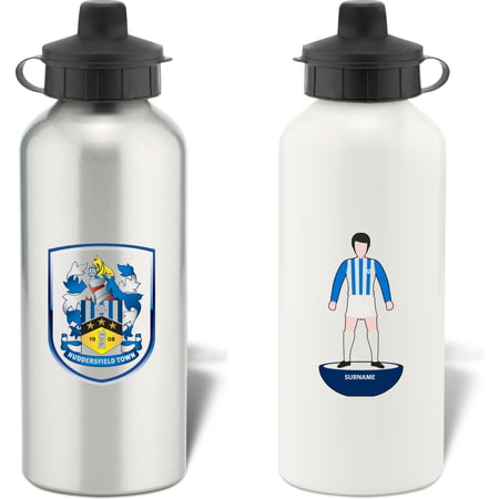 Personalised Huddersfield Town AFC Player Figure Aluminium Sports Water Bottle