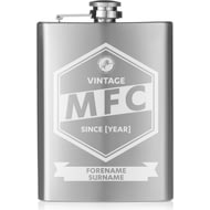 Personalised Millwall FC Vintage Hip Flask