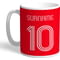 Personalised Nottingham Forest FC Retro Shirt Mug