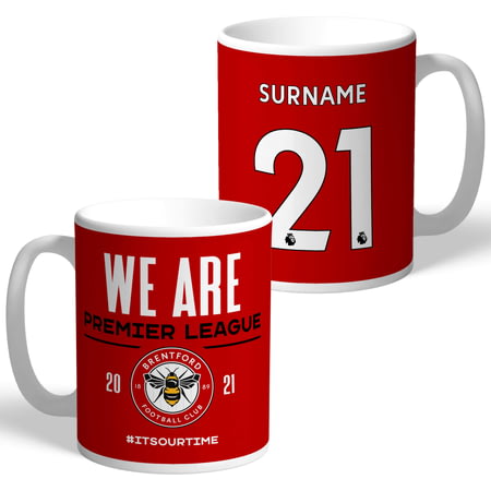 Personalised Brentford FC We Are Premier League Mug