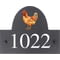 Personalised Chicken Dog Motif Slate House Name Or Number Plaque/Sign - 25x20cm