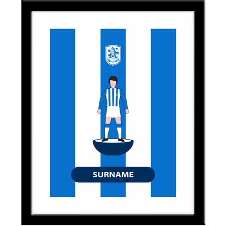 Personalised Huddersfield Town AFC Player Figure Framed Print