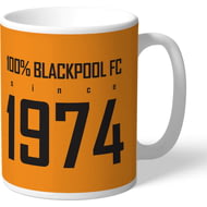 Personalised Blackpool FC 100 Percent 11oz Ceramic Mug
