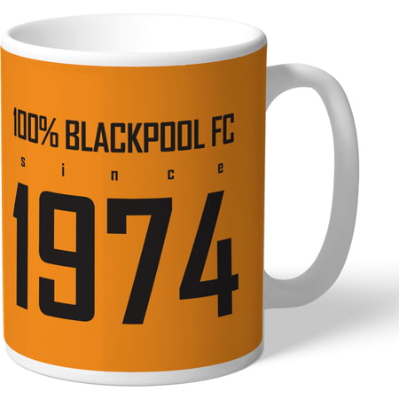 Personalised Blackpool FC 100 Percent Mug