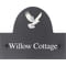 Personalised Dove Bird Motif Slate House Name Or Number Plaque/Sign - 25x20cm