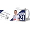 Personalised Tottenham Hotspur FC Kulusevski Autograph Player Photo 11oz Ceramic Mug
