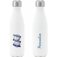 Personalised Birmingham City FC Crest Insulated Water Bottle - White