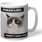 Personalised Grumpy Cat - Rise And Shine Mug