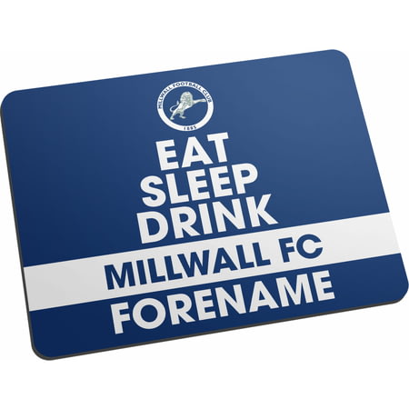 Personalised Millwall FC Eat Sleep Drink Mouse Mat