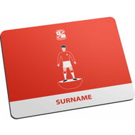 Personalised Swindon Town Player Figure Mouse Mat