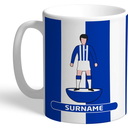 Personalised Brighton & Hove Albion FC Player Figure Mug