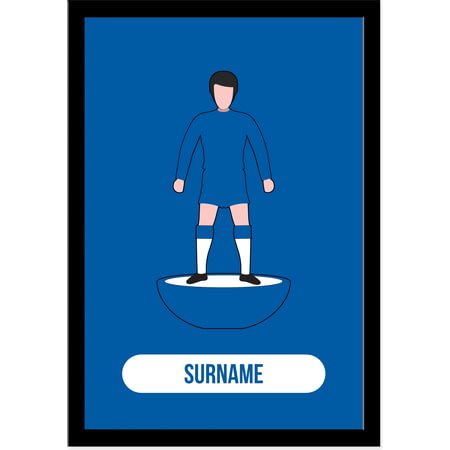 Personalised Cardiff City Player Figure A4 Framed Print
