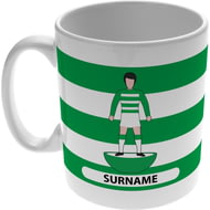 Personalised Celtic Player Figure Ceramic Mug - 11oz