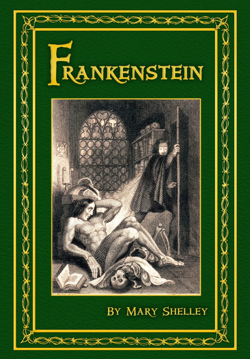 Personalised Mary Shelley Frankenstein Novel Book from Go 