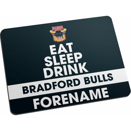 Personalised Bradford Bulls Eat Sleep Drink Mouse Mat