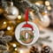 Personalised Gingerbread Initial Letter Christmas Ceramic Hanging Tree Decoration - 7cm