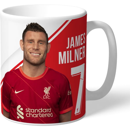 Personalised Liverpool FC James Milner Autograph Player Photo 11oz Ceramic Mug