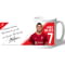 Personalised Liverpool FC James Milner Autograph Player Photo 11oz Ceramic Mug