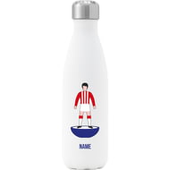 Personalised Stoke City Player Figure Insulated Water Bottle - 500ml - White