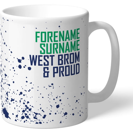 Personalised West Bromwich Albion FC Proud Mug