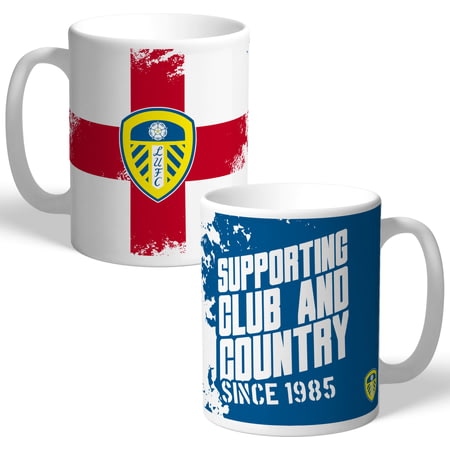 Personalised Leeds United FC Club And Country Mug