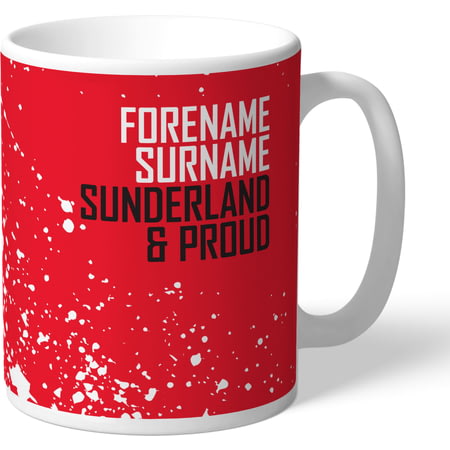 Personalised Sunderland AFC Proud Mug