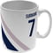 Personalised Tottenham Hotspur Colour Stripe Ceramic Mug