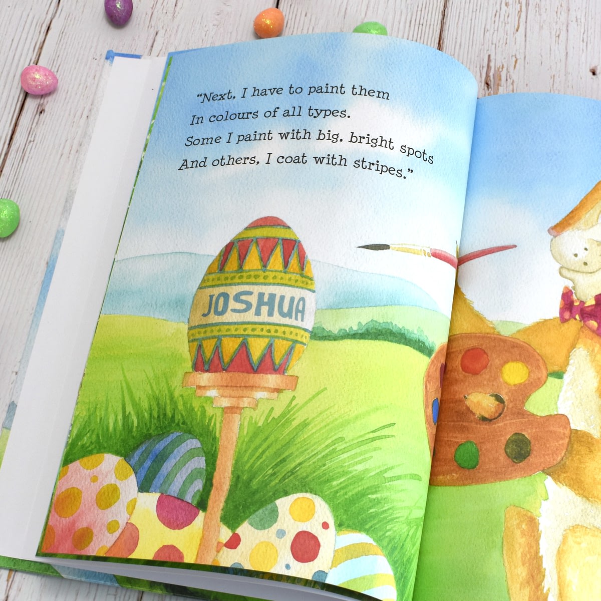 personalised the easter bunny kids story book from go find
