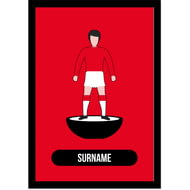 Personalised Nottingham Forest Player Figure A4 Framed Print