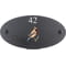 Personalised Bohemian Waxwing Bird Motif Oval Slate House Sign Plaque 25x13cm