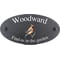 Personalised Bohemian Waxwing Bird Motif Oval Slate House Sign Plaque 25x13cm