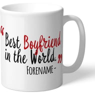 Personalised AFC Bournemouth Best Boyfriend In The World Mug