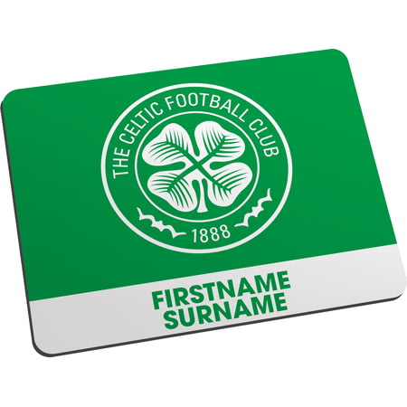 Personalised Celtic FC Bold Crest Mouse Mat
