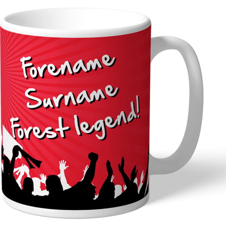 Personalised Nottingham Forest Legend 11oz Ceramic Mug