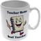 Personalised Best Teacher Notebook 11oz Ceramic Mug For Teachers And Mentors - End Of Term Gift