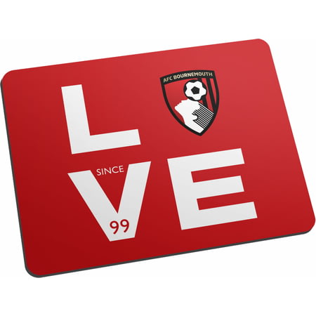 Personalised AFC Bournemouth Love Mouse Mat