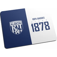 Personalised West Bromwich Albion FC 100 Percent Mouse Mat
