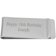 Personalised Engraved Money Clip - Any Message