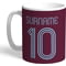 Personalised Burnley FC Retro Shirt Mug