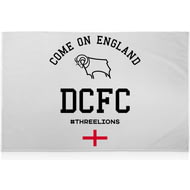Personalised Derby County Come On England 8ft X 5ft Banner