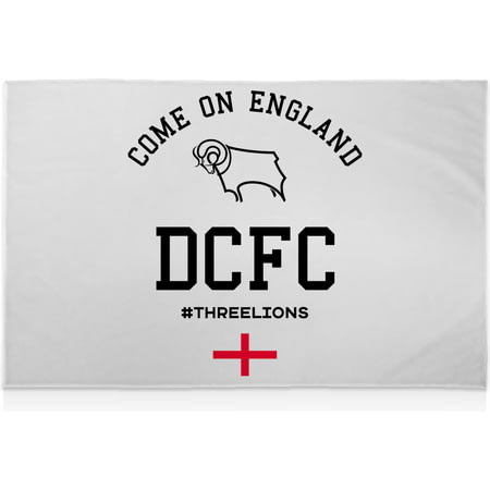 Personalised Derby County Come On England 8ft X 5ft Banner