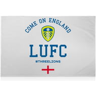 Personalised Leeds United FC Come On England 8ft X 5ft Banner