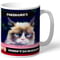 Personalised Grumpy Cat - Doesn't Do Mondays Mug