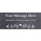 Personalised Heart Swirl Motif Natural Slate Sign Garden Plaque With Wall Fixings - 25x10cm