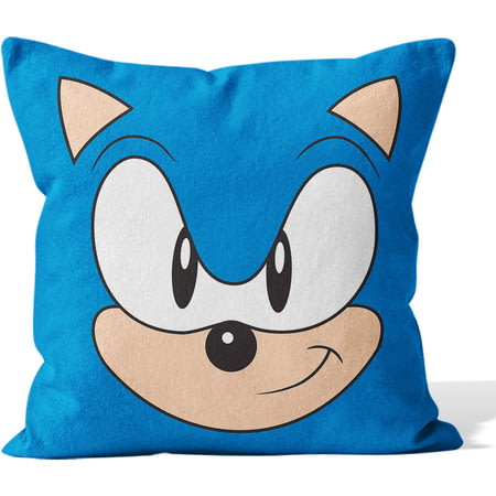 Personalised Sonic Face - Classic Sonic Cushion - 45x45cm