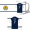 Personalised Scotland Football Assocation Shirt Mug & Coaster Set