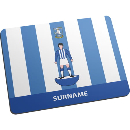 Personalised Sheffield Wednesday Player Figure Mouse Mat